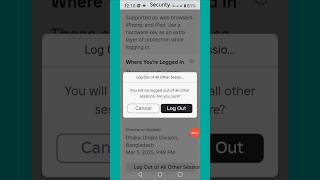 Logout Another Users