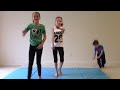The Back Handspring Gymnastics Challenge | Simply Liv & Annie