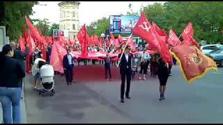 Видео 9 Мая 2017 г. гор. Кишинёв, улица Садовяну встреча колонны. 01. от Андрей Константинович Тарновский, улица Михаил Садовяну, Дурлешты, Молдавия