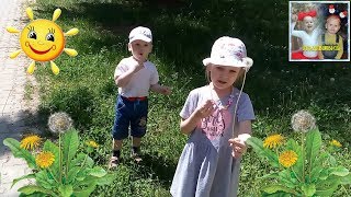 Весёлая песенка для детей Одуванчик / Funny song for children Dandelion