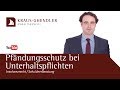 Wie wirken sich Unterhaltspflichten auf das pfändbare Einkommen aus?