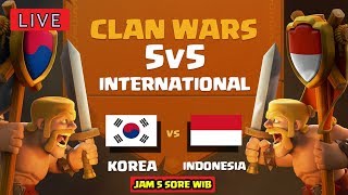 🔴 CLAN WARS INDONESIA vs KOREA! - OFFICIAL Clash of Clans 🔴 CLAN WARS INDONESIA vs KOREA! - OFFICIAL Clash of Clans