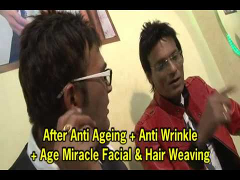 salman khan live hair weaving for movie sher khan by shaan khan...
