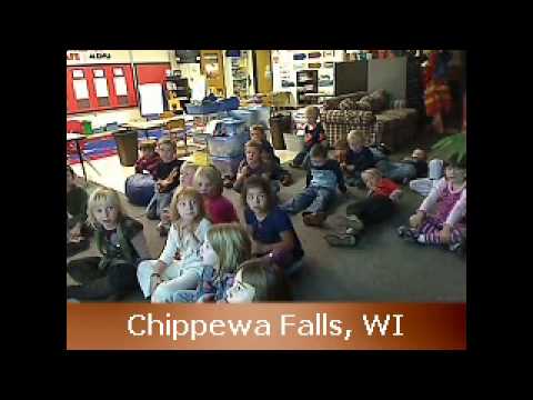 www.wix.com Joanne Kaminski visits a 1st grade classroom in Chippewa Falls,