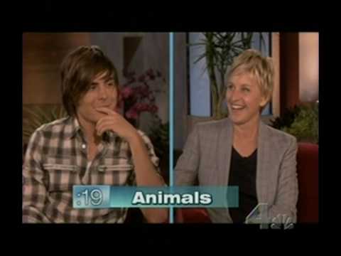 Zac Efron on Ellen Degeneres Show