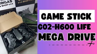 Game Stick 4K Life Versão G02-H600-003 Atualizado Mega Driver