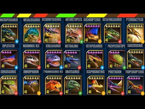 Khủng long bạo chúa chiến đấu Đặc biệt 2 | 22 Dino Level Max Jurassic World The Game | DCTE