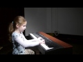Sofia (7) plays Whirling Tarantella on piano - winter recital 2014