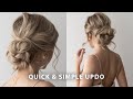 Very Easy Updo Hairstyle | Wedding, Bridesmaid, Prom