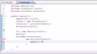 Java Programming Tutorial - 83 - FlowLayout Java Programming Tutorial - 83 - FlowLayout