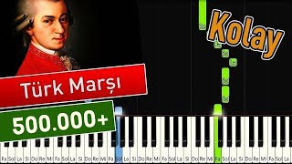 Mozart - Türk Marşı | Kolay Piyano - Nasıl Çalınır