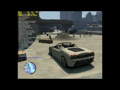 GTA IV EFLC GAMEPLAY TEST Sport cars and native trainer 6.0 GTA IV EFLC GAMEPLAY TEST Sport cars and native trainer 6.0