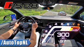 AUDI RSQ8 300KM/H TOP SPEED on AUTOBAHN [NO SPEED LIMIT] by AutoTopNL