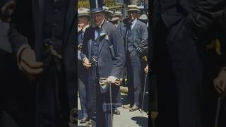 Winston Churchill In 1918 - Restored Footage