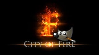 Gimp Tutorial: Realistic Flaming Text