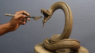 How To Make Snake With Clay Mitti Ka Snake Banana Clay Modelling