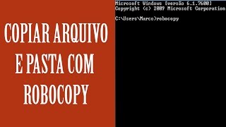 Robocopy - Como Copiar Pastas E Arquivos Mantendo As Permissões De Origem No Windows?