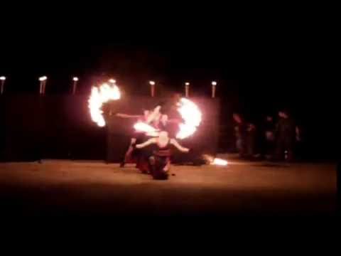 Fire Show festival Kiev Hot girls from Harkov group presents