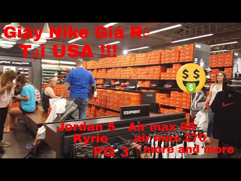 Giày Nike Outlet Và Những Đợt On Sale 2 Tại USA || GIVEAWAY || (Vlog 6)