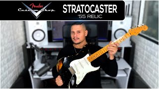 Fender Stratocaster Custom Shop '55 Relic Black Over Chocolate (Recensione)