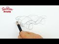 How to draw a Beach Buggy