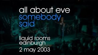 Watch All About Eve Somebody Said video