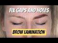 [THUYA & BRONSUN] Eyebrow Lamination Step by Step | Brows with Gaps & Holes