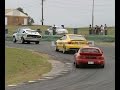 MR2 Australia's SW20 turbo chasing a Holden HSV Commodore (Pontiac) Coupe' GTS at Oran Park