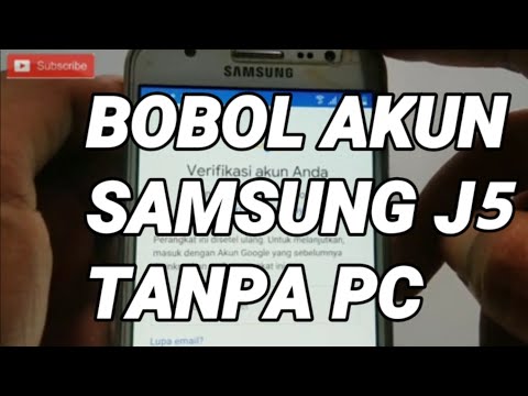 Melewati verifikasi akun samsung j5, bypass samsung j5