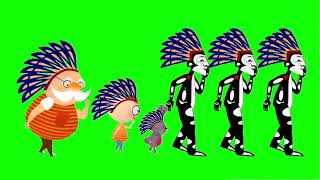 Indians Grandpa Mango And Bunny Dancing To I'm Yours By Jason Mraz Blue Headdresses 2