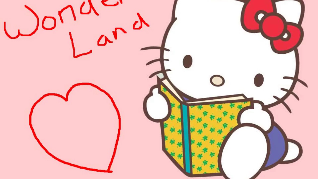 Красивая надпись hello kitty