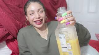 Drinking A Big Bottle Of Orange Juice Under 2 Mintues