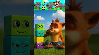 Sprunki Incredibox Blockie X Crash Bandicoot Are Eating Pizza