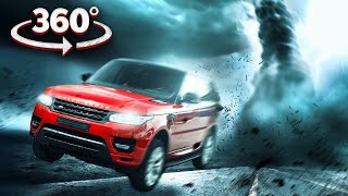 Vr 360 Your Car In Tornado Disaster - Survival Up-Close 360 Video