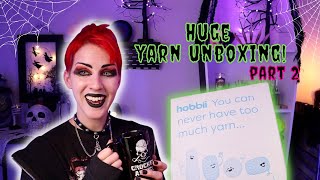 HUGE HOBBII YARN UNBOXING PART 2!