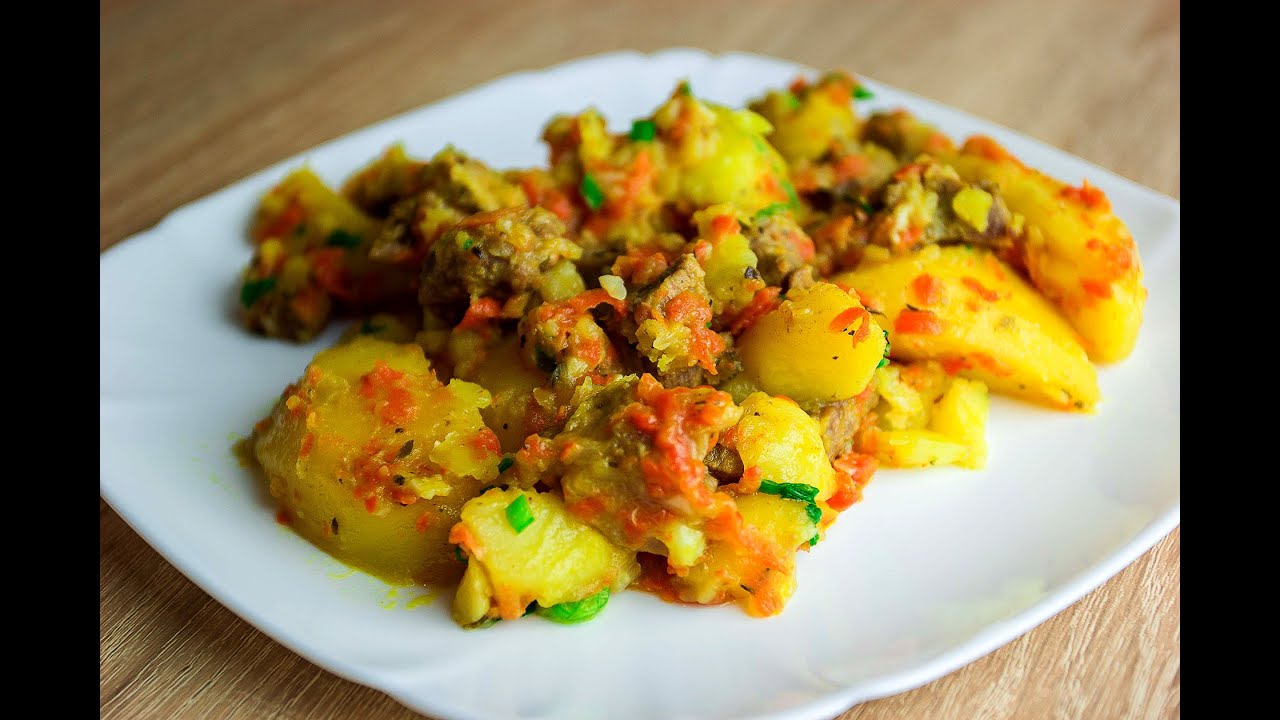Картошка тушеная с мясом в мультиварке мулинекс рецепт 126