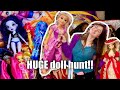 BIG DOLLS, BIG HAUL - Thrift Store doll hunt & haul - Disney, Barbie, Equestrian Girls, Rainbow High