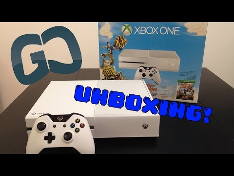 Xbox One White Sunset Overdrive Bundle - Unboxing