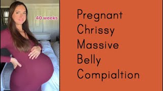 Pregnant Chrissy Mive Pregnant Belly Compilation Tiktok