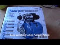 Video Shallow Well Pump 1HP - Water for RV Living Off the Grid