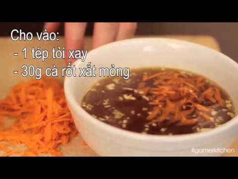 Cách làm bún thịt nướng
