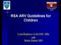 Basic Course in HIV - RSA Guidelines for Children | Center for AIDS Research