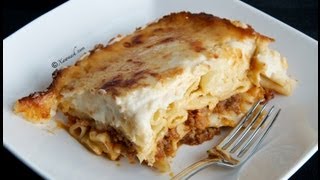 Baked Macaroni (Makarooni Alfoorno) معكرونة بالباشميل