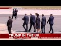 US President Donald Trump arrives in the UK - BBC News