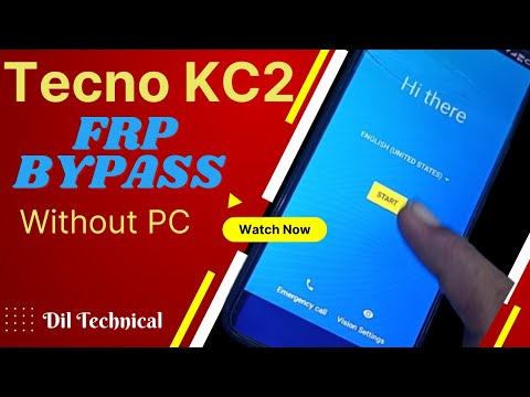 Tecno KC2 Frp bypass without PC / All Tecno mobile Gmail Tecno KC2 Frp bypass without PC / All Tecno mobile Gmail