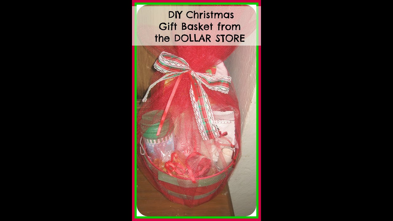 diy how to make christmas gift basket from the dollar diy how to make christmas gift basket from the dollar