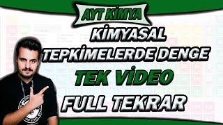 Kimyasal Tepkimelerde Denge Tekrar 11. Sınıf 2. Dönem 2. Yazılı Hazırlık Için İzleyebilirsiniz