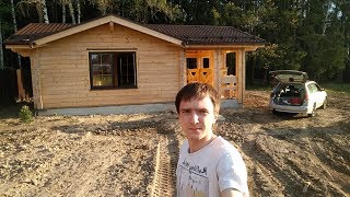 Отопление и водоснабжение бани из клееного бруса. серия 1