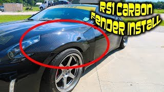 Rs1 Carbon Fender Install On The 370z... Sorta