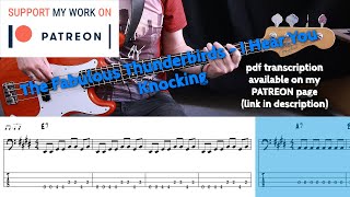 The Fabulous Thunderbirds - I Hear You Knocking (Bass Cover With Tabs)
